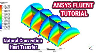 ANSYS Fluent Tutorial  Natural Convection Heat Transfer  ANSYS CFD Analysis  Training [upl. by Naggem]