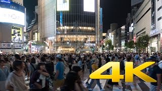 Shibuya Crossing at Night  4K60p Ultra HD [upl. by Riaj]