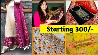 Flipkart Dress materials Hauls  Flipkart Designer Dress materials hauls  Flipkart haul [upl. by Ettigdirb]