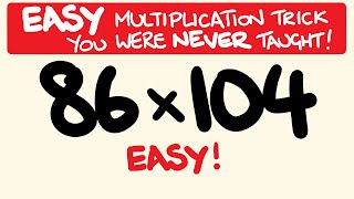 Easy Multiplication trick for BIG numbers [upl. by Yebba777]