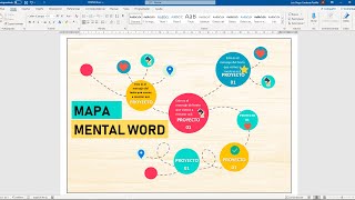 Como crear un mapa mental en WORD [upl. by Aicemed7]