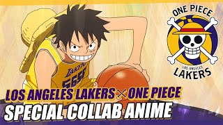 LOS ANGELES LAKERS x ONE PIECE Collab Anime [upl. by Corabel]