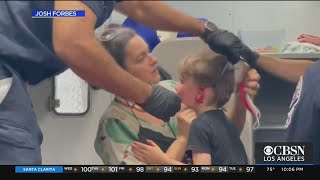 South Pasadena Police K9 Bites 5YearOld Boy In The Face Tuesday At National Night Out Event [upl. by Llered]