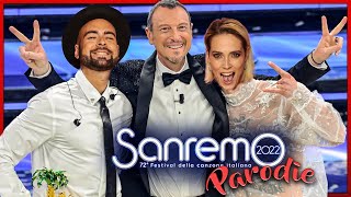 PARODIE SANREMO 2022 🎵 Naz Musical [upl. by Ahsinit]