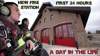 First 24 Hours in a New Fire Station  A Day in the Life [upl. by Garbe678]