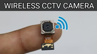 HOW TO MAKE WIRELESS CCTV CAMERA  AT HOME [upl. by Maleki]