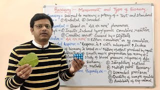 Bioassay Part 02 Measurement amp Types of Bioassay  Matching Bioassay  Bracketing Bioassay Assay [upl. by Eceinhoj196]