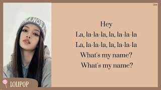 LISA  LALISA Easy Lyrics [upl. by Estren364]