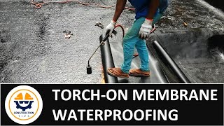 Torch on Membrane Waterproofing Procedures [upl. by Aleuname608]