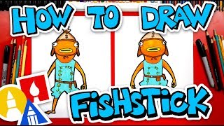 How To Draw Fishstick From Fortnite [upl. by Henarat]