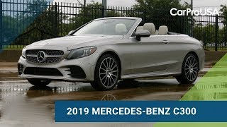 2019 MercedesBenz C300 Cabriolet Review [upl. by Shevlo]