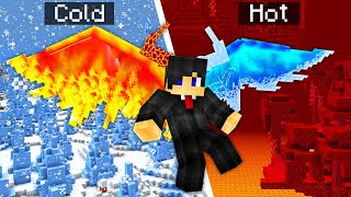 Minecraft but From COLD to HOT [upl. by Wenn]