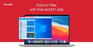 How to Run Windows on Mac with Parallels Desktop for Mac  Now Runs on Intel and M1 Chip [upl. by Barthel356]