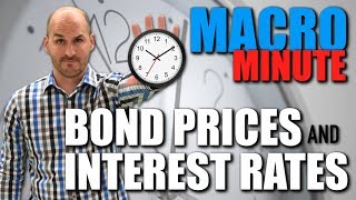 Macro Minute  Bond Prices and Interest Rates [upl. by Nowujalo]