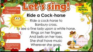 51talk Songs quot Ride a Cock Horse quot Lyrics [upl. by Issac]