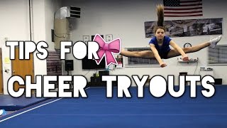 How to make your Cheer Team Tryout Tips [upl. by Woodberry]