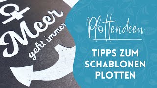 Tipps zum Schablonen ausplotten [upl. by Onitnevuj]