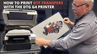 How To Print DTF Transfers With the DTG G4 [upl. by Annawoj]