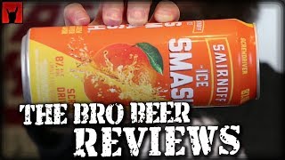 Smirnoff Smash Screw Driver 8 abv  The Bro Beer Reviews [upl. by Atenek531]