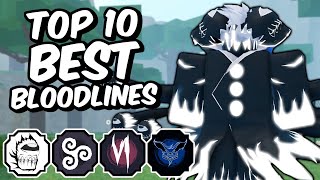 Top 10 BEST Shinobi Life 2 Bloodlines [upl. by Aihsetel]