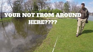 Guy Tries To Kick Me Out For Fishing In My Own Pond [upl. by Photima]