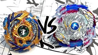 BATTLE Drain Fafnir 8Nt VS Nightmare Longinus Ds  Beyblade Burst GodEvolution [upl. by Muldon]