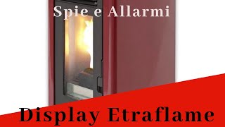 Display Spie e Allarmi stufa Nordica Extraflame [upl. by Corella490]