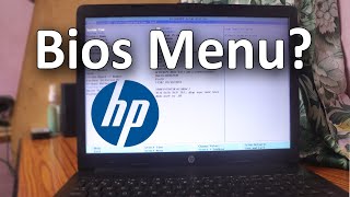 How to Access or Enter the Bios Menu Settings in HP Laptop [upl. by Philipp]