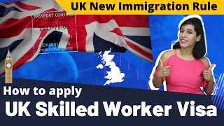 How to apply UK Skilled Worker visa How to fill UK Visa application form online  UK Work Visa 2023 [upl. by Janna]