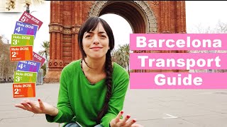 Barcelona Public TRANSPORT Guide  😱What travel card to buy  Get around in Barcelona [upl. by Argella]