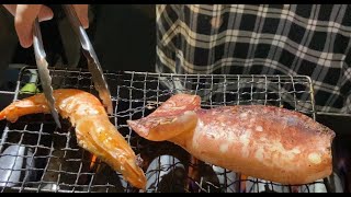 Grilled Chicken Yakitori Street Food in Tokyo Japan  Omoide Yokocho in Shinjuku [upl. by Damian441]