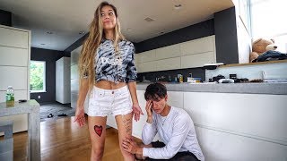 I GOT A TATTOO OF MY BOYFRIEND PRANK [upl. by Mitzie983]