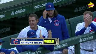 Frederick Freddie Cubs Anthony Rizzo has fun chasing down Freddie Freeman in a pickle [upl. by Junina142]