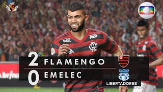 PÊNALTIS  FLAMENGO 2 x 0 EMELEC  LIBERTADORES RECRIADA NO PES 2019 [upl. by Notsecnirp]