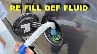 HOW TO REFILL DEF FLUID  RAM 1500 ECODIESEL [upl. by Lunette]