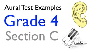 Aural Test Examples Grade 4 ABRSM  Section C  ALL [upl. by Ahsiki710]