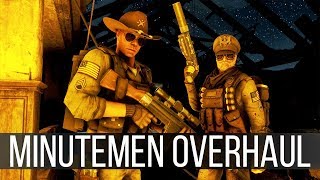 Militarized Minutemen  A Mod to Transform Fallout 4s Weakest Faction [upl. by Atinehc]