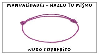 Cómo hacer un NUDO CORREDIZO paso a paso [upl. by Arnst]