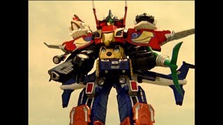 SkyRev Megazord First Fight  RPM  Power Rangers Official [upl. by Dlarrej36]