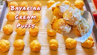 HOW TO MAKE BAVARIAN CREAM amp PUFFS FROM SCRATCH  LOW SODIUM amp EASY RECIPE  THE UNSALTED KITCHEN [upl. by Tanhya]