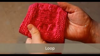 Loop stricken  Schlauchschal stricken [upl. by Ppilihp]