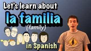 Learn Spanish  Family Members beginner [upl. by Anirbas]