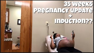 35 Weeks Pregnancy Update Vlog Doctors Appointment Birthing PlanInduction Placenta Encapsulation [upl. by Leeda]