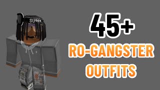 TOP 45 RO GANGSTER OUTFITS  RO GANGSTER ROBLOX OUTFITS  Shinobi GamingYT [upl. by Rosenwald908]