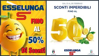 Volantino Esselunga dal 13 al 26 febbraio 2025 🛒 Sconti fino al 50 🟩⬜️🟥 anteprima [upl. by Annawit]