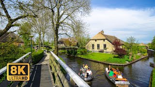 Giethoorn The Netherlands 8K 🇳🇱 [upl. by Prober]