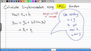 Eulers Method with CASIO Scientific Calculator fx991ES [upl. by Alimat558]