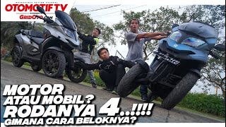 Qooder Scooter Empat Roda Kakikakinya Canggih Seperti Ini Cara Beloknya l Otomotif TV [upl. by Leodora905]