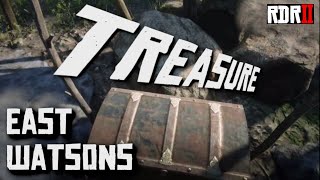 East Watsons Treasure Map RDR2  ALL LOCATIONS [upl. by Olnay168]