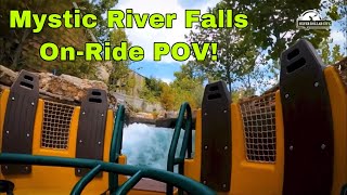 Mystic River Falls POV  Silver Dollar City Raft Water Ride  New For 2020 [upl. by Yvon]